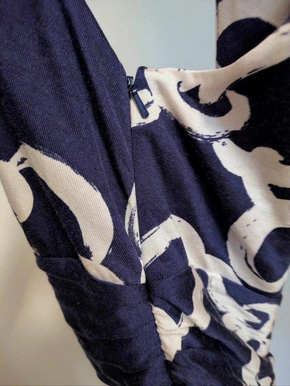 Lilly Pulitzer Navy and White Chain-Print Sleeveless Maxi Dress size medium - Picture 4 of 4
